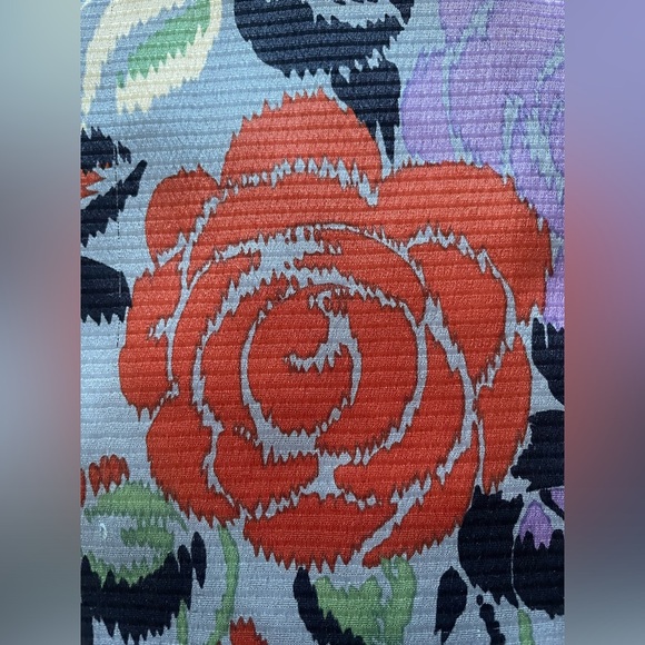 Echo floral silk scarf - Picture 11 of 12